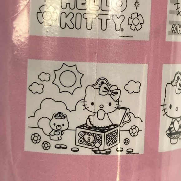 Hello Kitty Jumbo Color Roll With 3 Crayons # SIL-34206 By Sanrio New 2014 - Picture 12 of 15